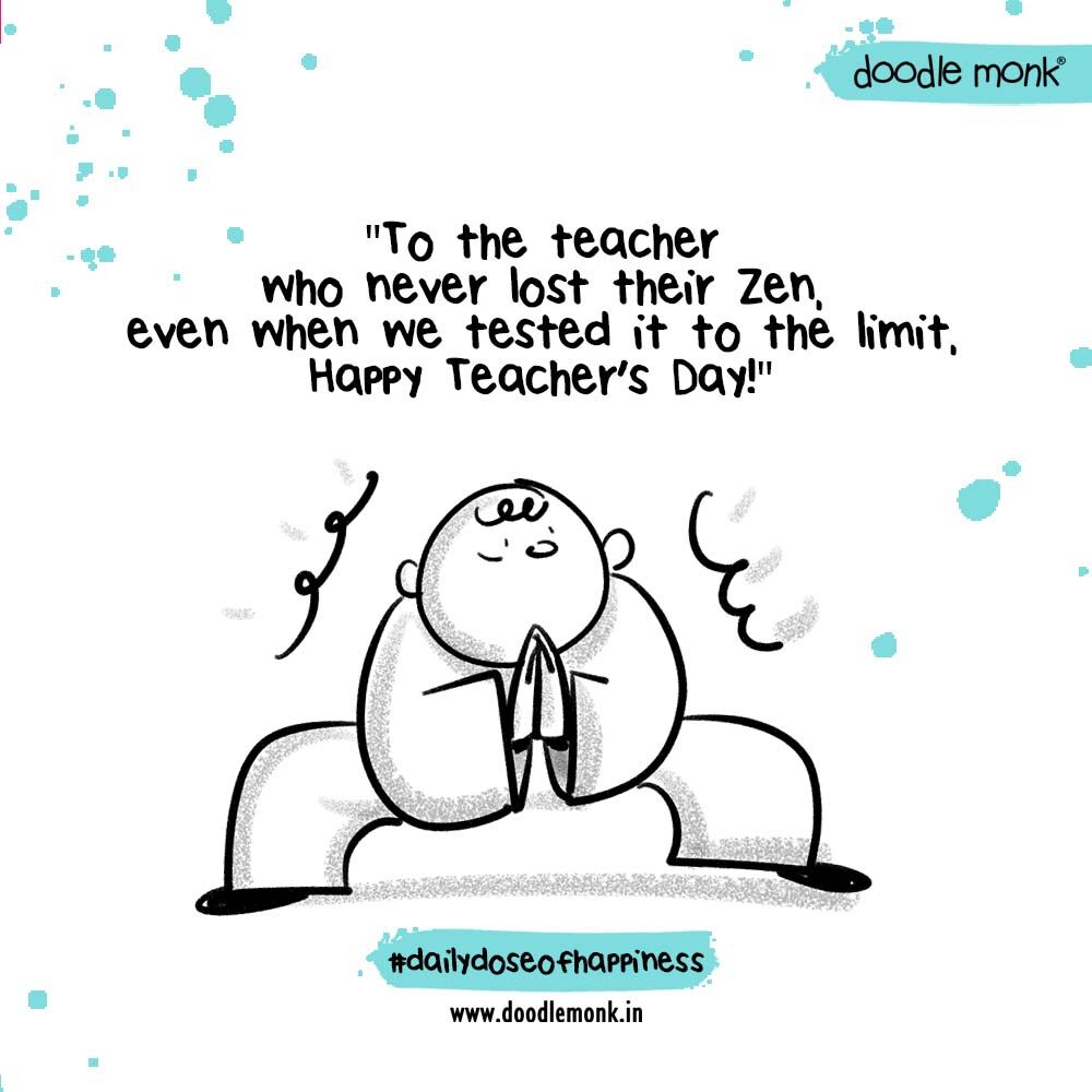 DoodleMonk's tweet photo. Happy Teacher's Day :)
#dailydoseofhappiiness #doodlemonk https://t.co/ZFxv2uq8su