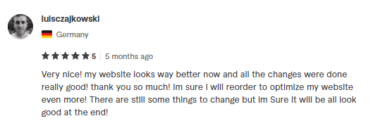 AcharjeejBappu's tweet photo. Thrilled to share some wonderful reviews from my customers on my
@Wix website! As a web developer and SEO expert, I have completed over 200 projects in #WIX CMS! You can hire me on @Upwork (https://t.co/eYFTq6ebLs…) or @fiverr (https://t.co/VCmIlcOSlz) https://t.co/cJegMfA8aO