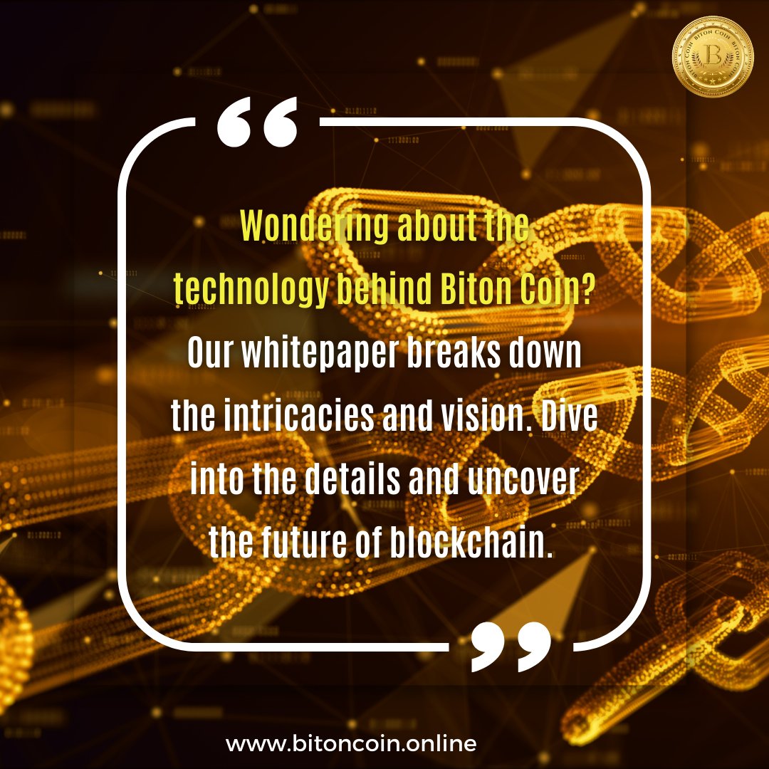 BitonCoins's tweet photo. I just published Unveiling the Technology Behind Biton Coin: A Deep Dive into the Blockchain Future https://t.co/0dTDsnfhgz https://t.co/m985RaOd76