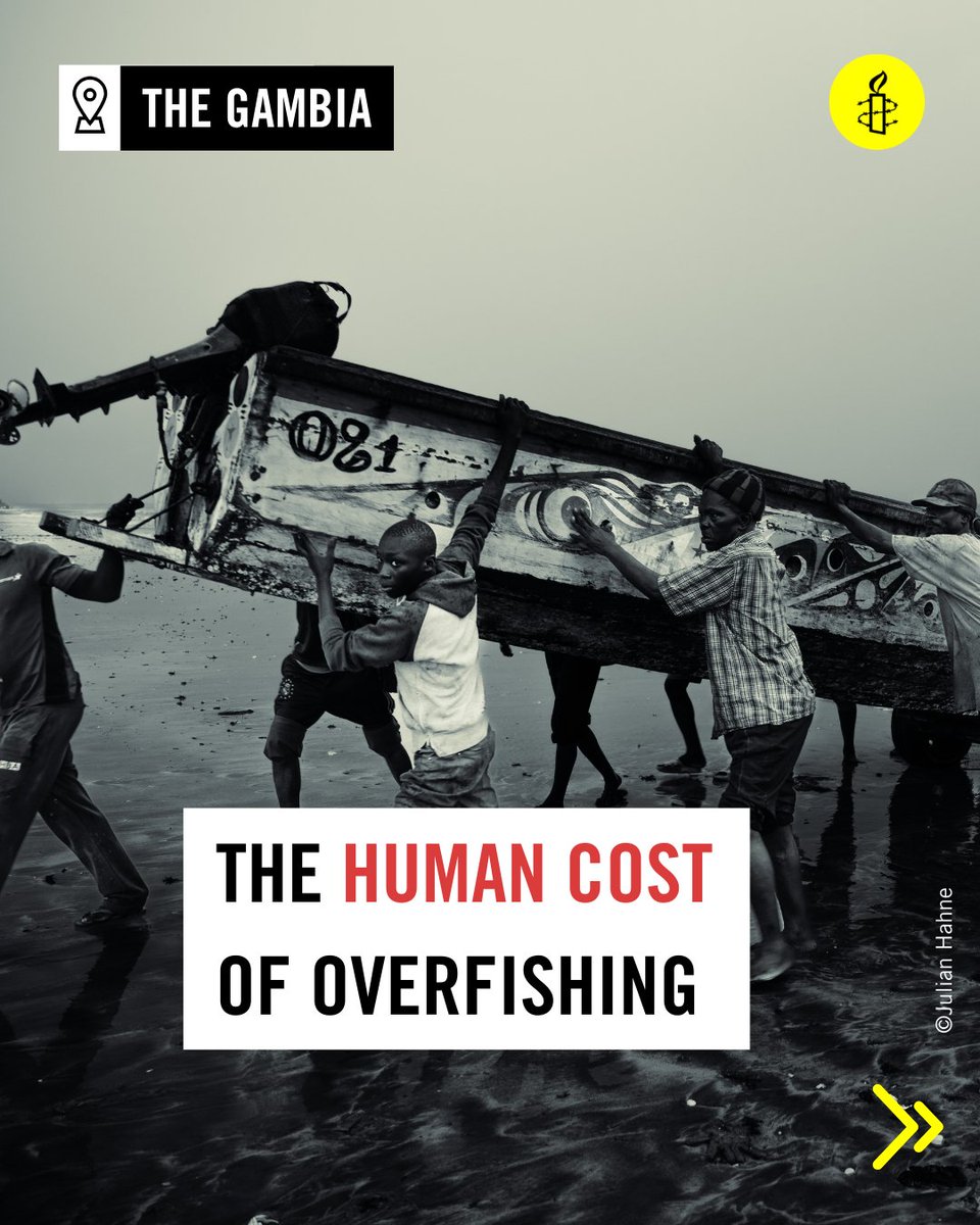 amnestyghana's tweet photo. Amnesty International conducted extensive research in Sanyang and Banjul from June 2021 to April 2022. The investigation aimed to examine the human rights impact of overfishing in Sanyang and the role of fishmeal factories.

#ACW23 
#CLIMATEJUSTICENOW
#amnestyghana https://t.co/MKdsG75GSZ