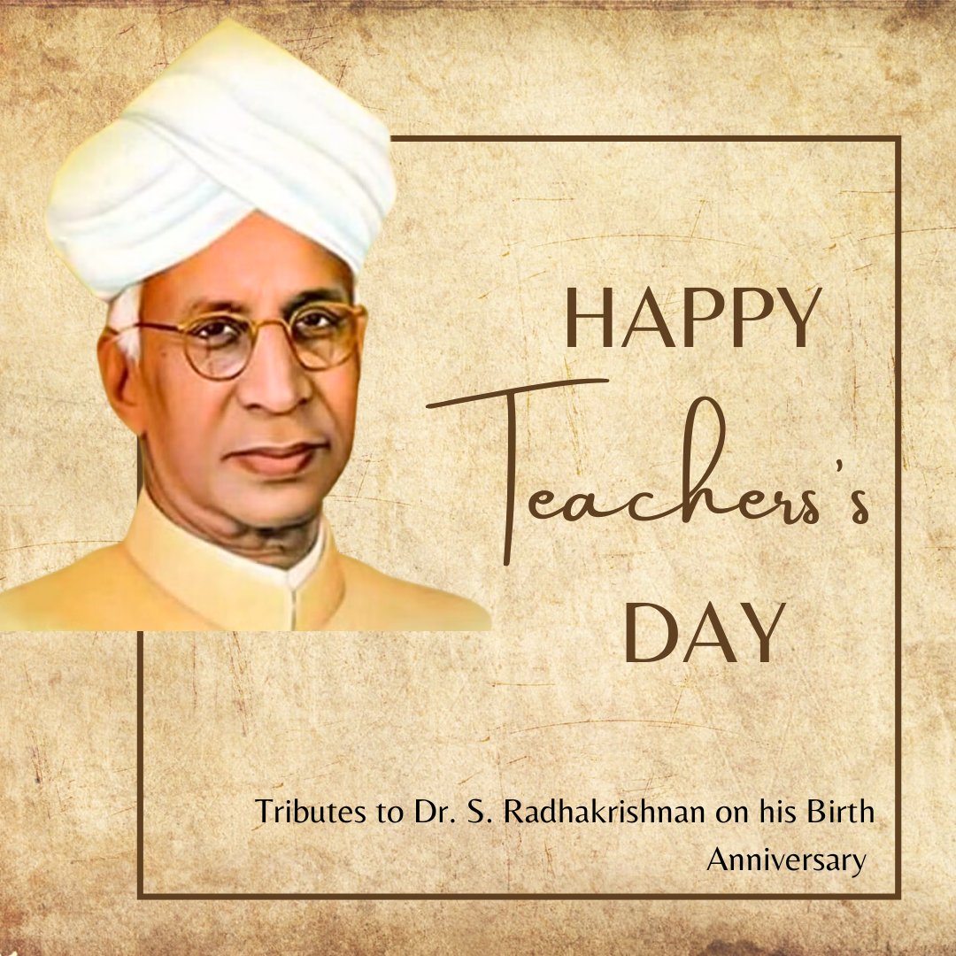 DrPoonam_Arora's tweet photo. Happy #TeachersDay! 📚

To all the educators who inspire, empower, and shape the future..! Your dedication to knowledge is the foundation of our society's progress. Thank you for your tireless efforts! 

#BirthAnniversary #DrSarvepalliRadhakrishnan 
@EduMinOfIndia 
@blsanthosh @JPNadda @Murugan_MoS @satyakumar_y 
@BJP4India