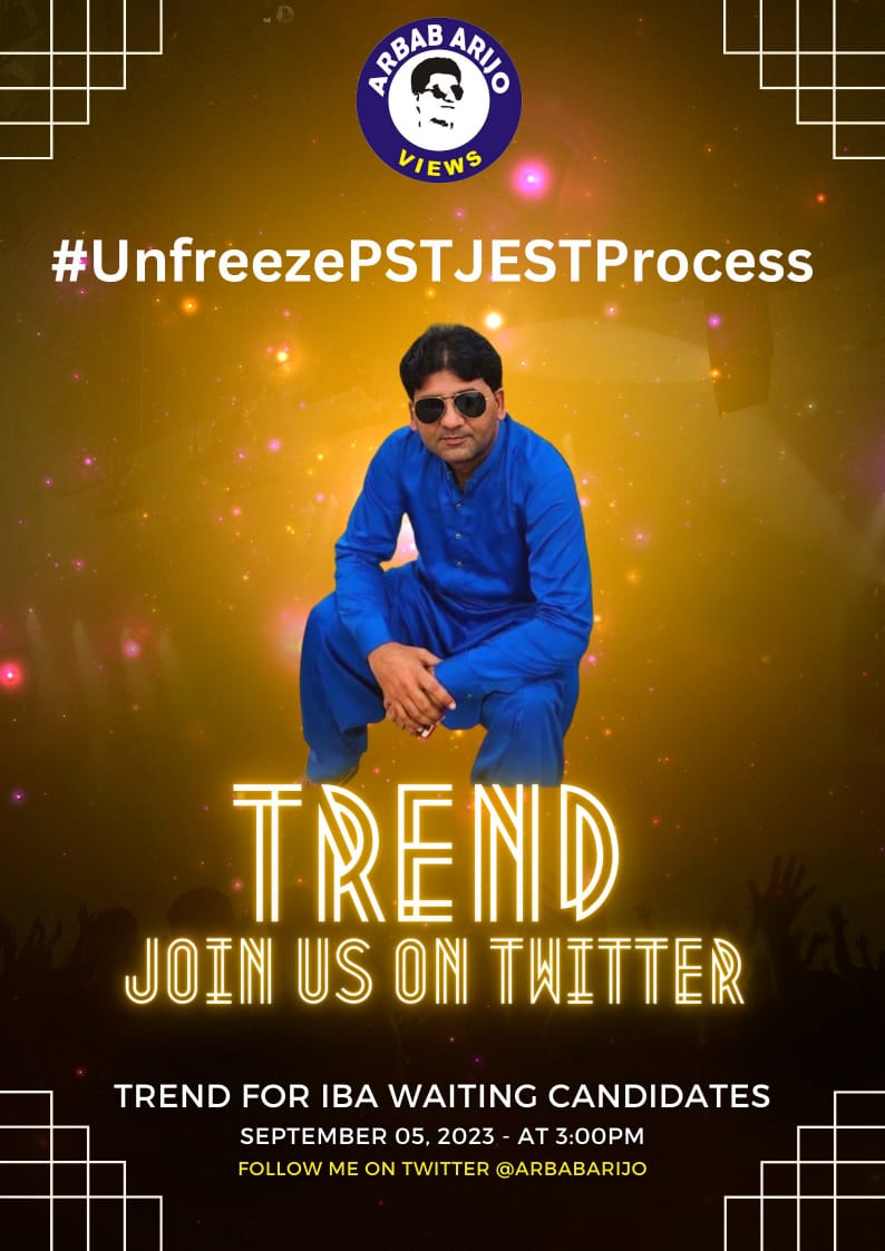 IrfanAliZarda14's tweet photo. #UnfreezePSTJESTProcess https://t.co/mca8kUX2VV