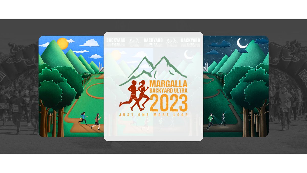 RunnersHill's tweet photo. Registration has been opened for the 3rd edition of #Margalla #BackyardUltra 2023. This year, we are coming up with a unique LOGO of #MargallaBackyardUltra. Stay tuned!

Registration link: https://t.co/o0oLAP1elR

Event Details
https://t.co/gjGe585FpI
https://t.co/bmHAkyC8k5 https://t.co/J06ePkwbv4