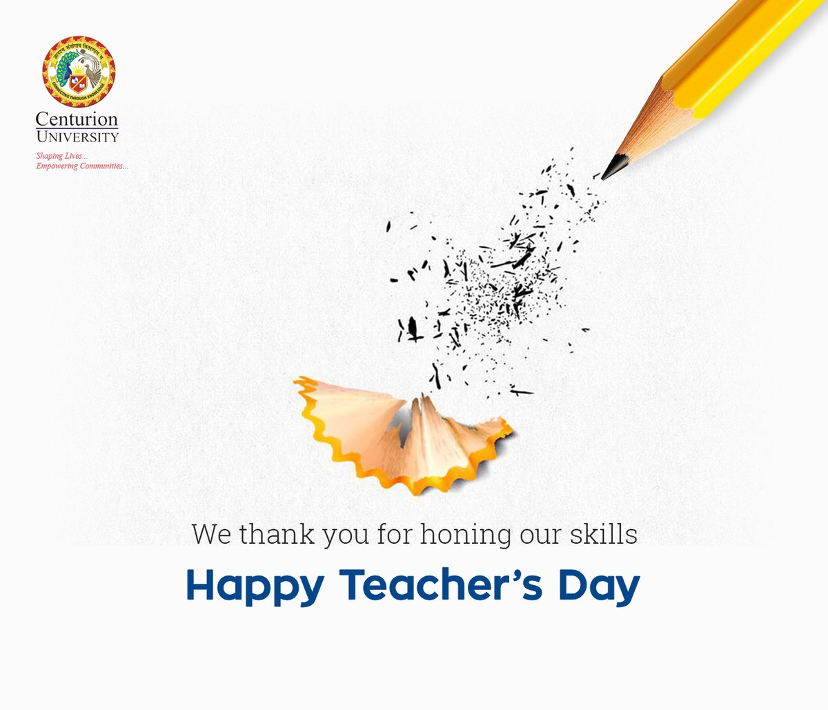 CUTMIndia's tweet photo. Good teachers are the reason why ordinary students dream of doing extraordinary things. Happy Teachers' Day!
#ThankYouTeachers #HappyTeachersDay #TeacherAppreciation #teachersday #teachersday2023 #CENTURIONUNIVERSITY #STUDYATCENTURION #LEARNTHEWORLD #BESTSKILLSUNIVERSITY https://t.co/2RqlV4B8OE