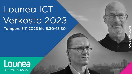 LouneaOy's tweet photo. Suuren suosion saanut Lounea ICT Verkosto tapahtumamme tulee syksyllä Tampereelle. Varaa jo kalenteristasi perjantai 3.11.2023 ja tule mukaan verkostoitumaan ja kuulemaan ajankohtaisimmat puheenvuorot mm. tekoälystä. Lue lisää: https://t.co/YS4vfp13Uy 
#tampere #seminaari https://t.co/klSr6rvukw