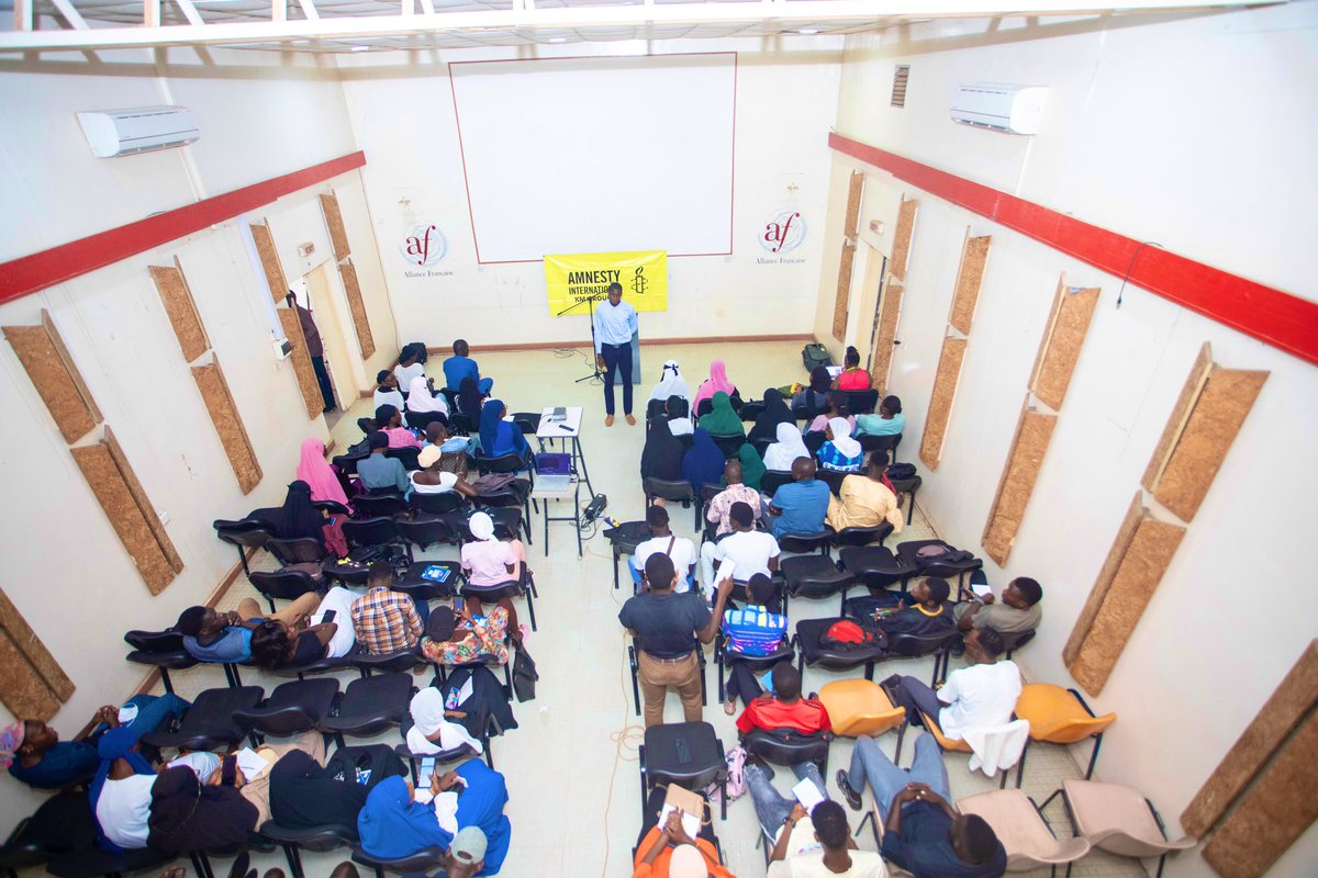 muhammed_hydara's tweet photo. Empowering 150 dedicated members for change! Together, we're crafting a kinder, fairer society through deep dives into human rights topics. 
Thanks to @AmnestySengal for their unwavering support! 🤝#EmpowerForChange  #HumanRightsMatter https://t.co/2VmHNBKtk3