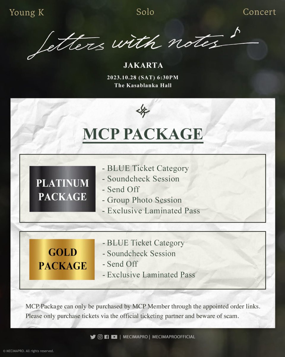 mecimapro's tweet photo. #YoungK #Letters_with_notes_inJKT - Official Seat Plan, MCP Package, and Fan Benefit.
-
More info 🔗: https://t.co/FXt5Hgl4ia https://t.co/YpTcSVsgDp