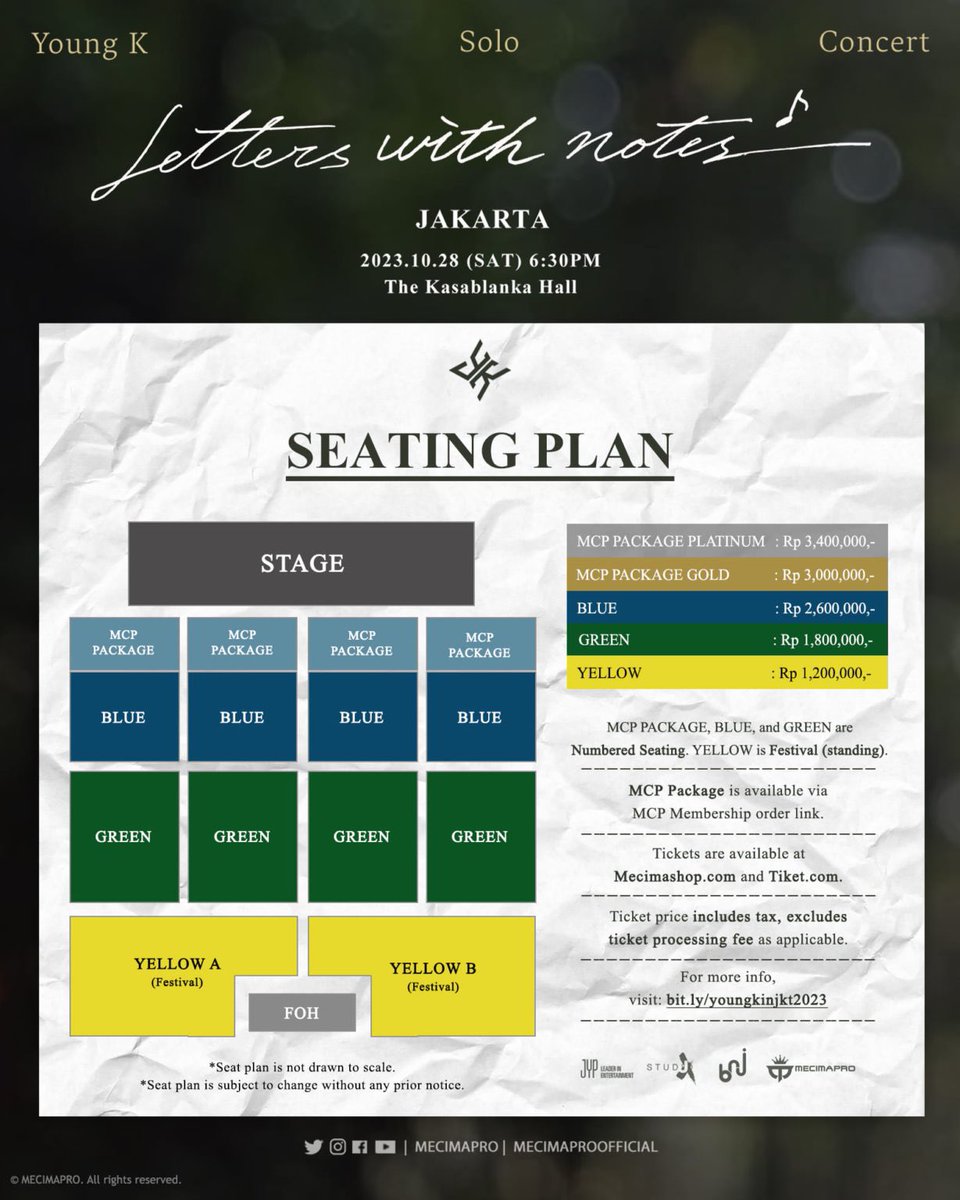 mecimapro's tweet photo. #YoungK #Letters_with_notes_inJKT - Official Seat Plan, MCP Package, and Fan Benefit.
-
More info 🔗: https://t.co/FXt5Hgl4ia https://t.co/YpTcSVsgDp