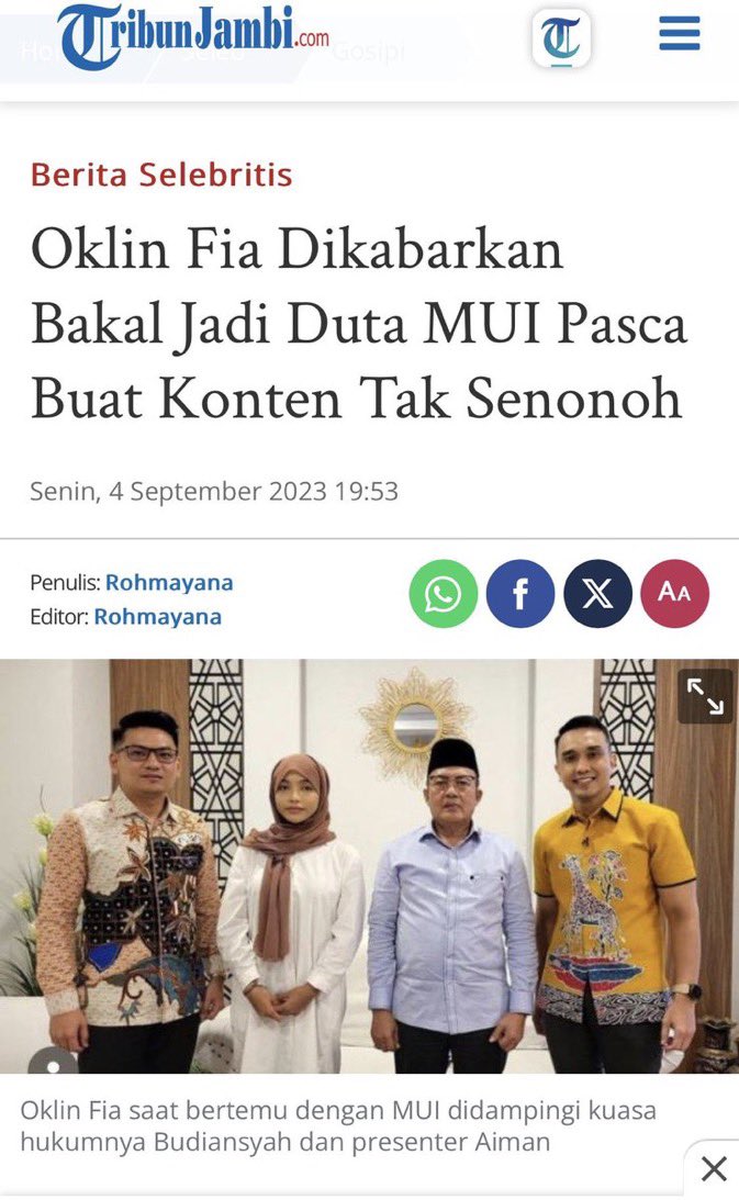 Dis! Duta yang paling benar hanyalah Duta Sheila On7, diluar daripada itu mohon maaf kalian semua tereliminasi.