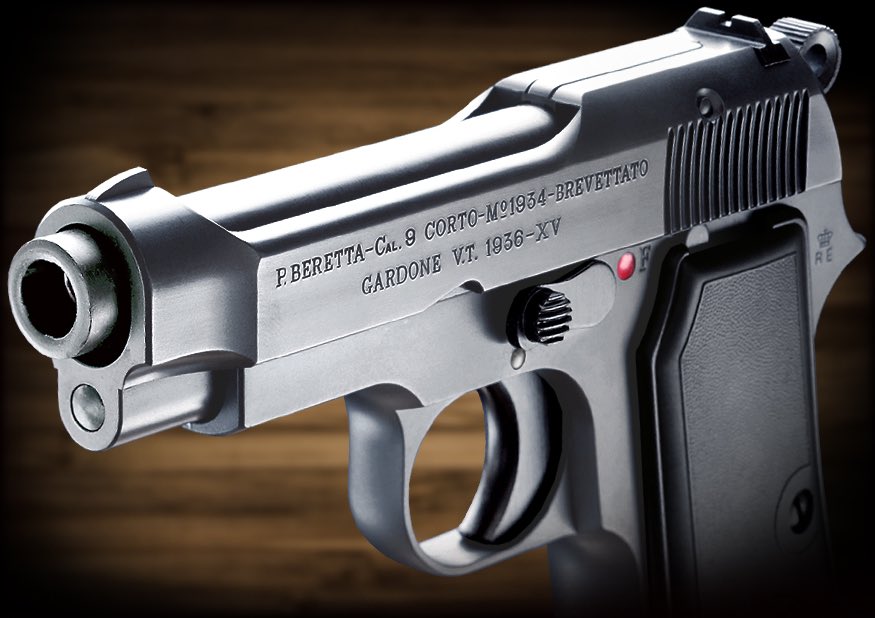 arms_western's tweet photo. ベレッタ　M1934 カーボンブラック
スパイも愛したクラッシック・ベレッタ
￥31,900
https://t.co/X46laKwyci https://t.co/nlqu1sy6dZ