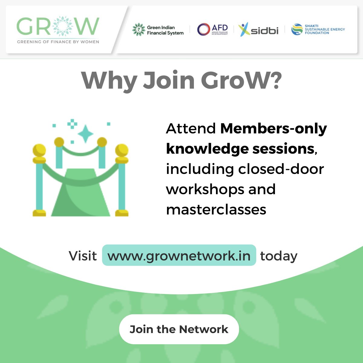 Unlock Exclusive Opportunities with #GroWNetwork!  As a member, you gain access to exclusive knowledge sessions that provide you with insider insights, practical strategies, &amp; hands-on learning experiences led by industry experts.  Join the network today: bit.ly/GroWWithUs