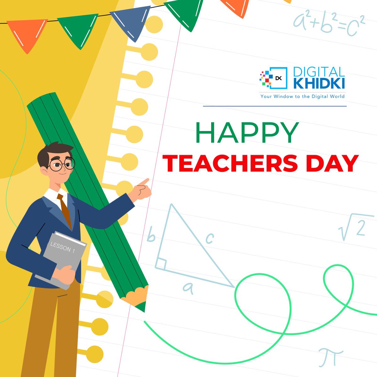 Education is the key to a brighter future, and teachers hold that key. 🗝️ #TeachersDay