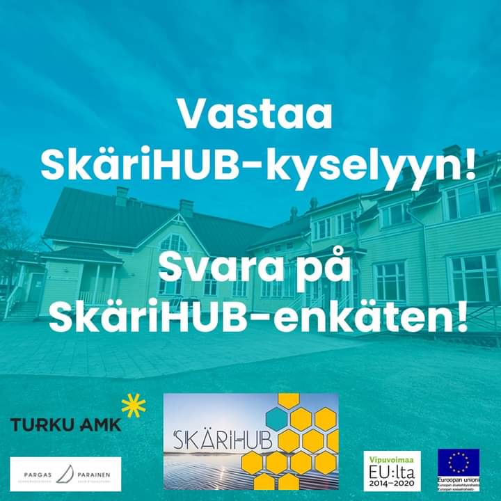 💻 Har du distansjobbat i Åbolands skärgård eller är du intresserad av det? Svara på SkäriHUB-projektets enkät! 

💻 Oletko tehnyt etätyötä Turunmaan saaristossa? Kiinnostaako etätyön tekeminen saaristossa? Vastaa SkäriHUB-hankkeen kyselyyn!

👉  link.webropolsurveys.com/S/68440DDC9BCC…