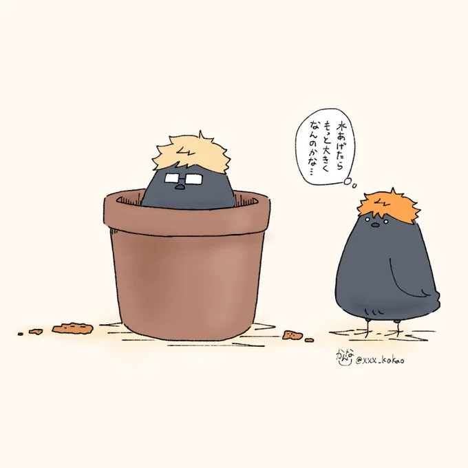 大きく育て🌱

#ハイキュー 