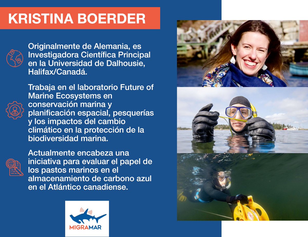 #NEWMEMBER​ KRISTINA BOERDER​ Damos la bienvenida a Kristina nueva miembro de MigraMar​ Para conocer más ingresa a: migramar.org