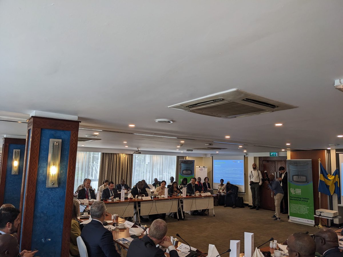 🌍 At a #AfricaCarbonMarketsInitiative Ministerial Roundtable during #AfricaClimateWeek, Gold Standard CEO <a href="/MargaretNKim/">Margaret N. Kim</a> highlighted: "Of 3,000 of our projects, 41% are in Africa. And that's just gold standard alone."