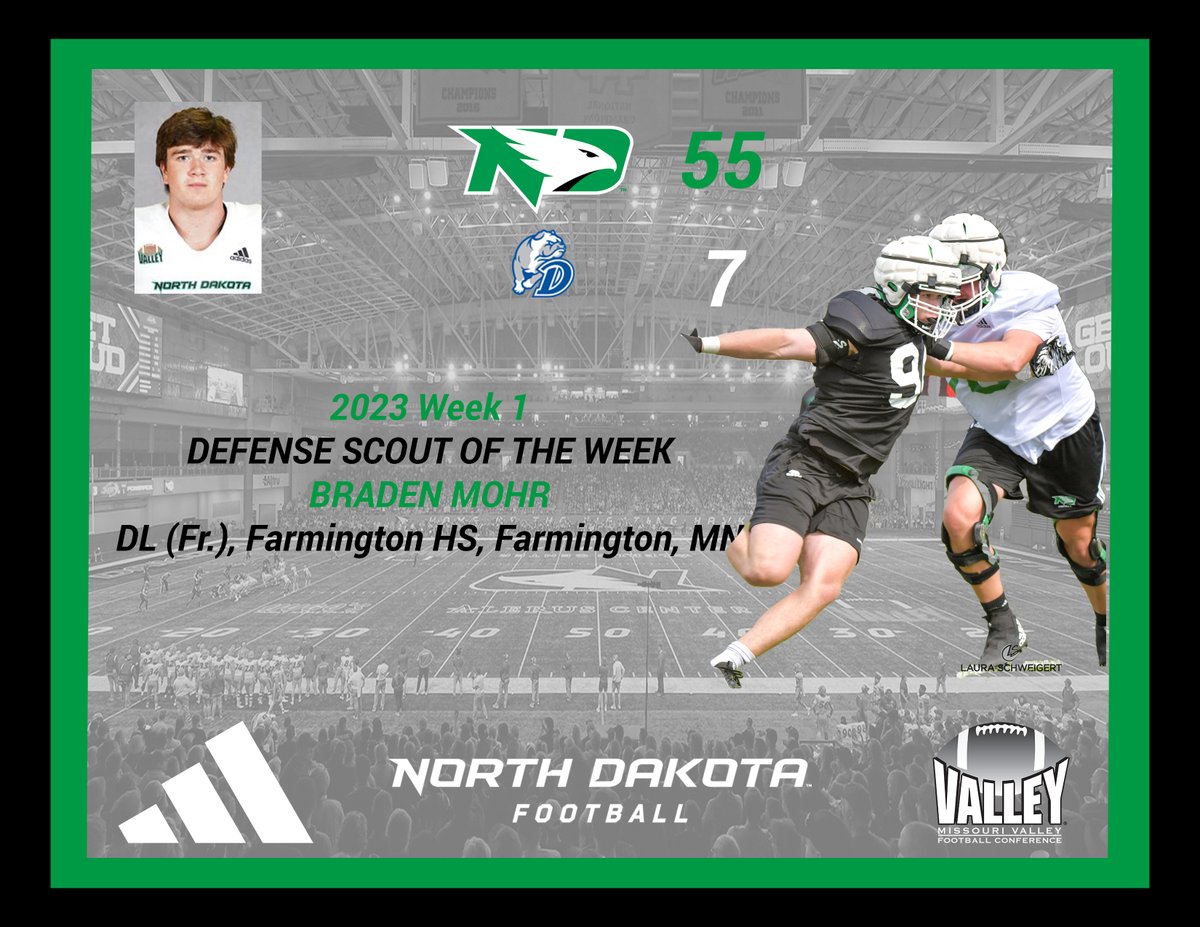 2023 Week 1 is in the books. Results on Saturday happen because of efforts every other day of the week. Defensive Scout Player of the Week - Braden Mohr <a href="/MohrBraden/">Braden Mohr</a> out of <a href="/FHS_tigersfb/">Farmington Football</a>! Great job, Braden! #DayByDay