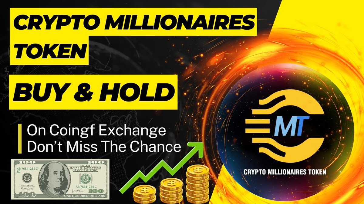 CMTCOIN's tweet photo. #CryptoMillionairesToken Buy And Hold On Coingf Exchange Don’t Miss The Chance https://t.co/XGrVz5SFLg