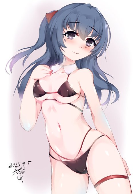 うちのこ水着 #絵柄が好みって人にフォローされたい 