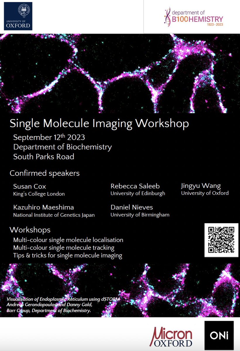 oniHQ's tweet photo. On September 12th @micronoxford @BiochemOxford are hosting a single molecule workshop in collaboration with @ONI. The workshop will feature talks from some of the leaders in the field and demonstrations with the #Nanoimager.  

Register for the event here: https://t.co/jVUi1ho47F https://t.co/IdDpXr7R3z