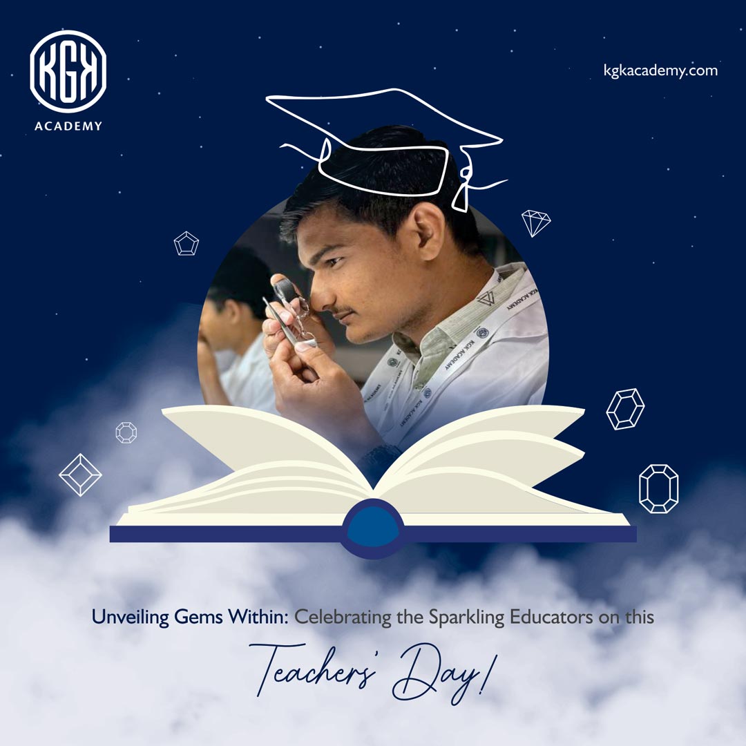 KgkAcademy's tweet image. Celebrating the ultimate source of wisdom and knowledge!
KGK Academy salutes its Teachers who are empowering students to excel in the gems &amp;amp; jewellery industry.

#kgkacademy #DiamondAcademy #diamondcourse #HappyTeachersDay #teachersday #besteducation  #learning #courses #teaching