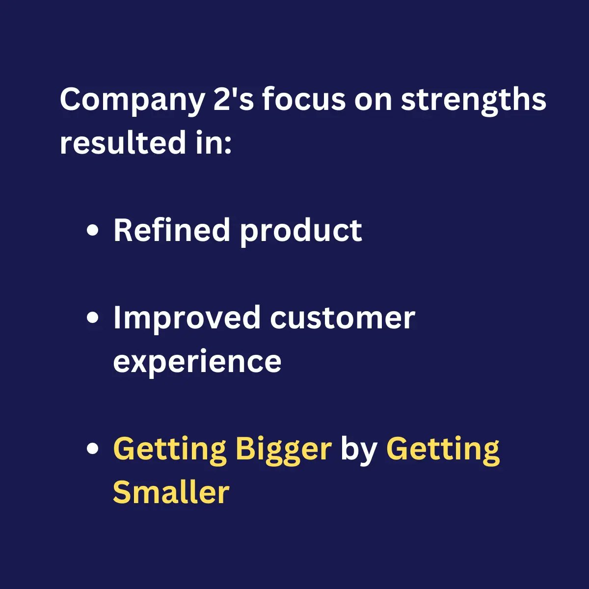 d_thesimplifier's tweet image. Why more isn’t more💡
How the best companies are Getting Bigger by Getting Smaller 👇

#thesimplifier #sales #clients #growth #topbrands #goals