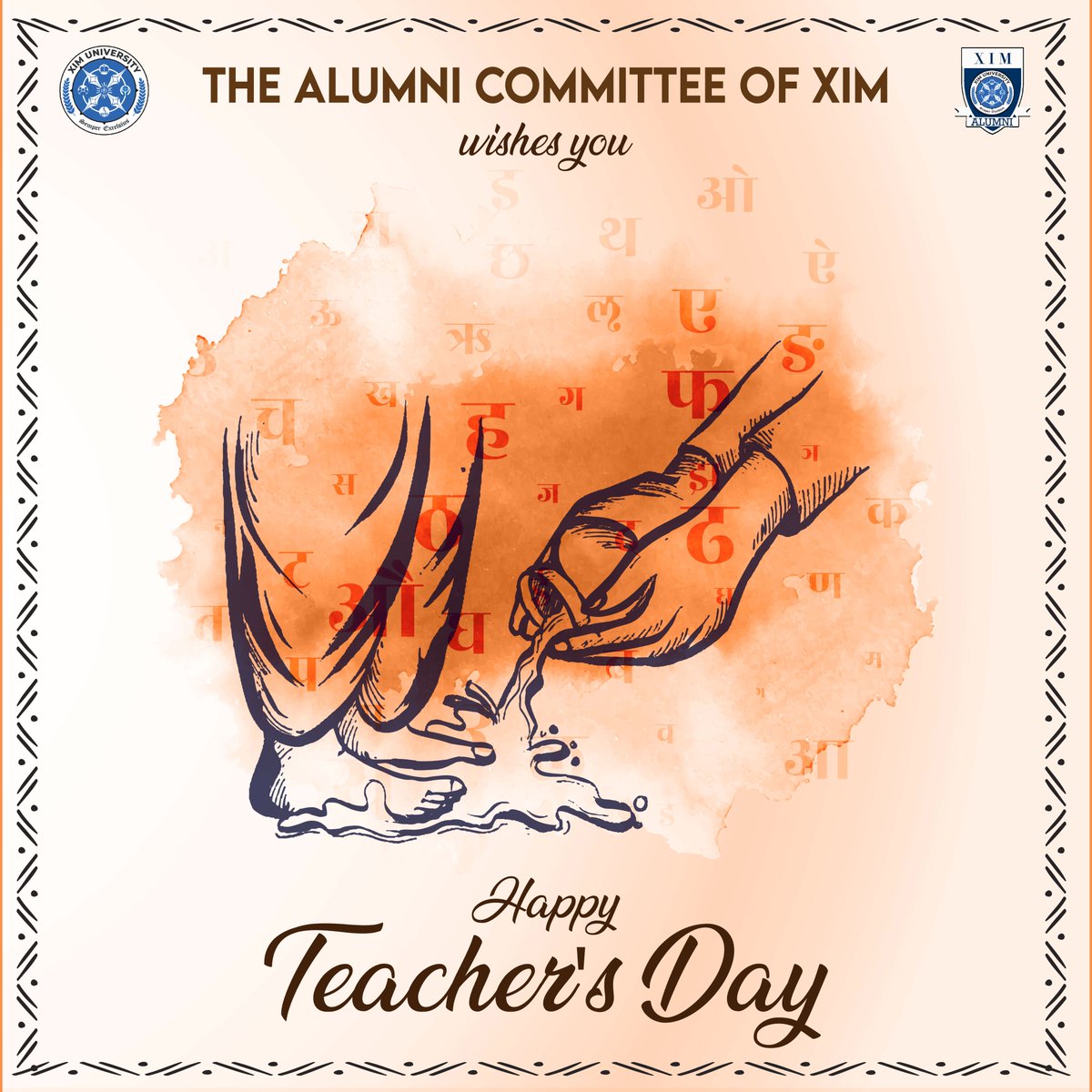 XIMBAlumni's tweet photo. The XIM Alumni Committee extends gratitude to all the teachers who not only nurture our minds but also our spirits. Your impact lasts a lifetime, and your influence is immeasurable.
Happy Teacher's Day!

#guide
#strength
#knowledge
#TeachersDay
#XIMB
#XIMBAlumni 
#XIMUniversity https://t.co/UiiqulsSOM