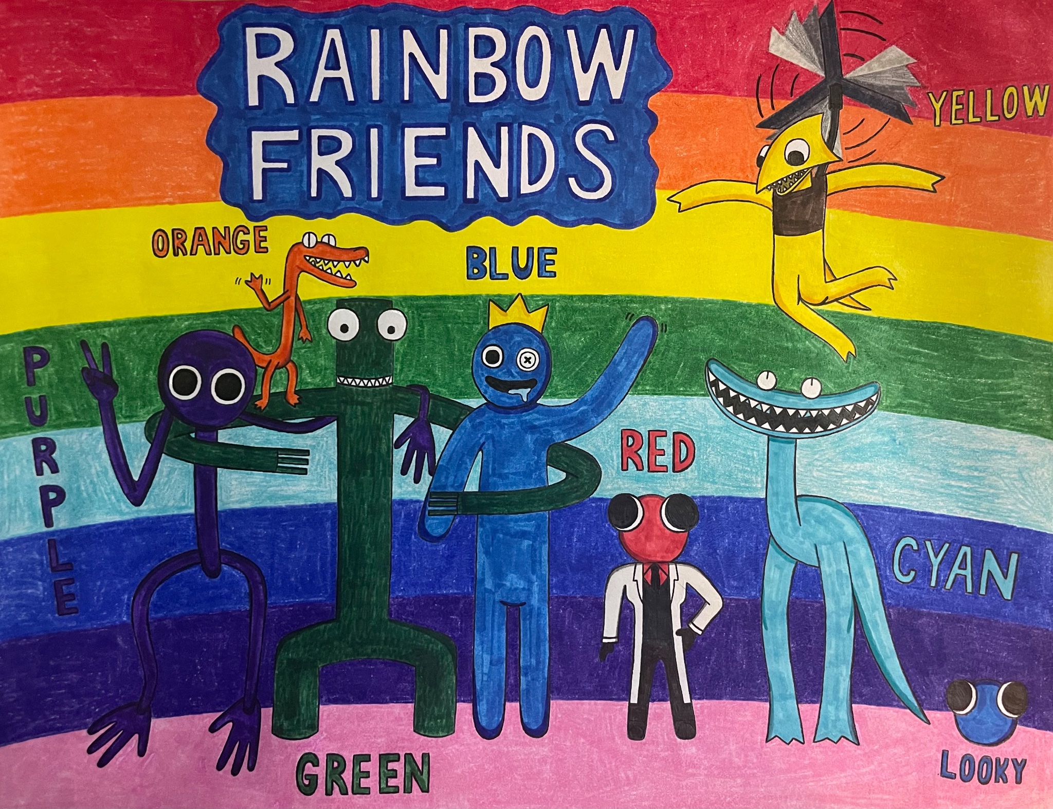 💚Green, Blue,💙 : r/RainbowFriends