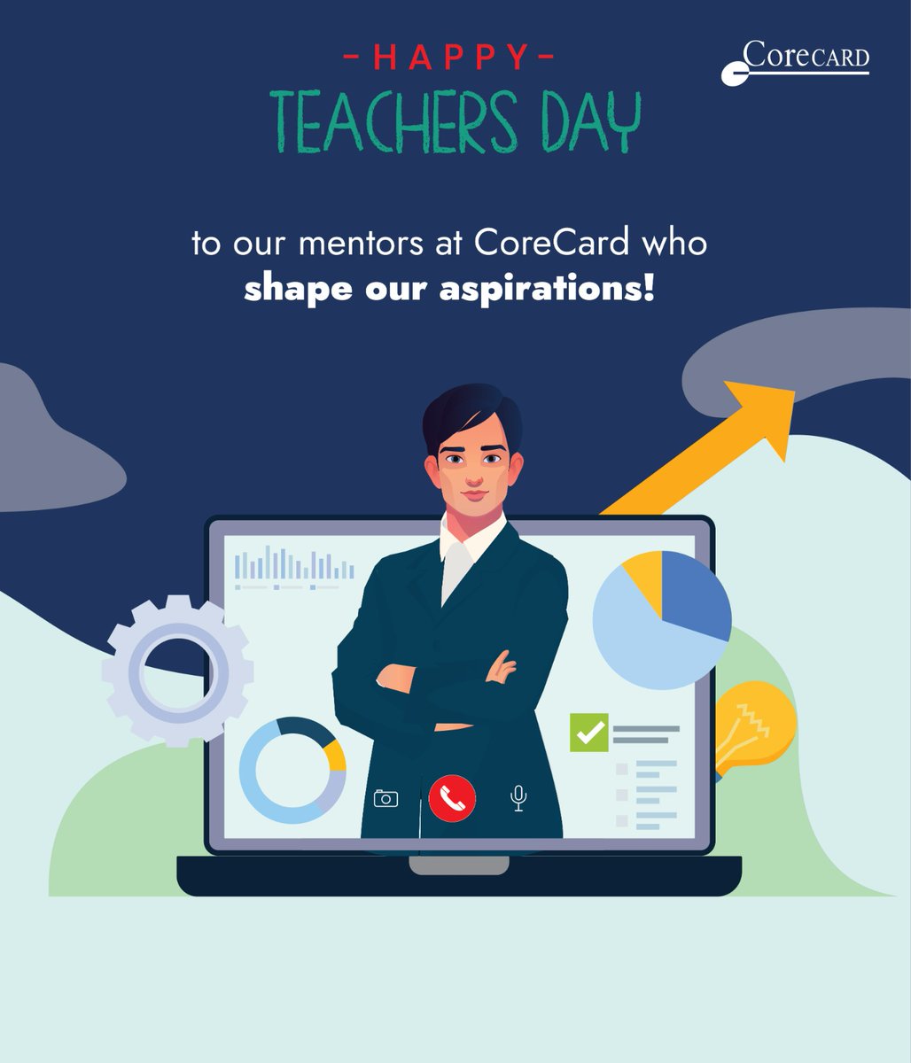 CorecardIn's tweet image. To the guiding lights who inspire minds, ignite curiosity and shape futures, your dedication is a beacon of hope. Here's to our mentors at CoreCard who make learning an incredible journey. We thank you for all that you do! 

#corecardindia  #happyteachersday #corevalues