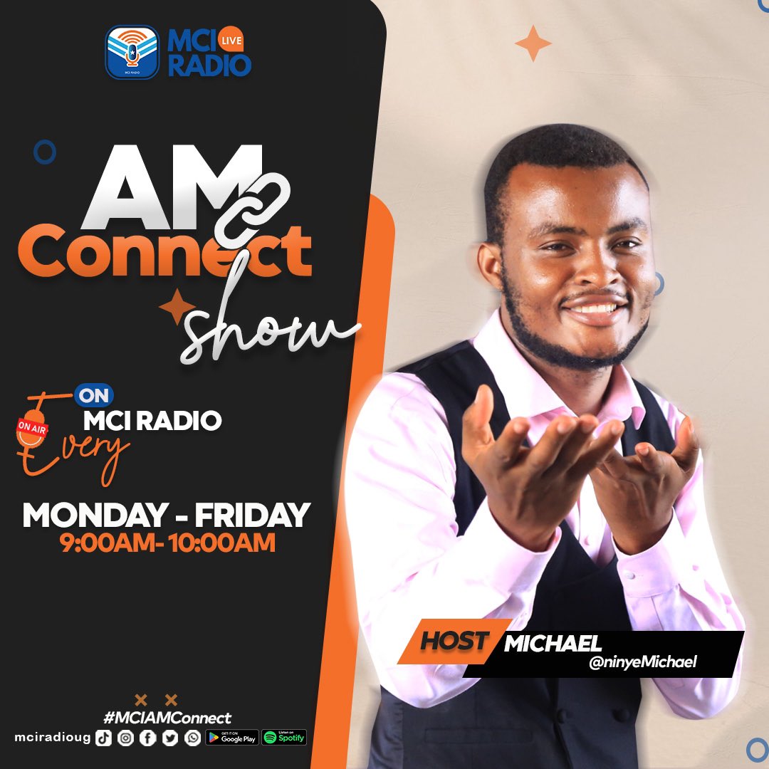 MCIRadioUg's tweet photo. Tune in Now for the #AmConnect with @ninyeMichael
😊interesting conversations https://t.co/qVu73f0Ggm