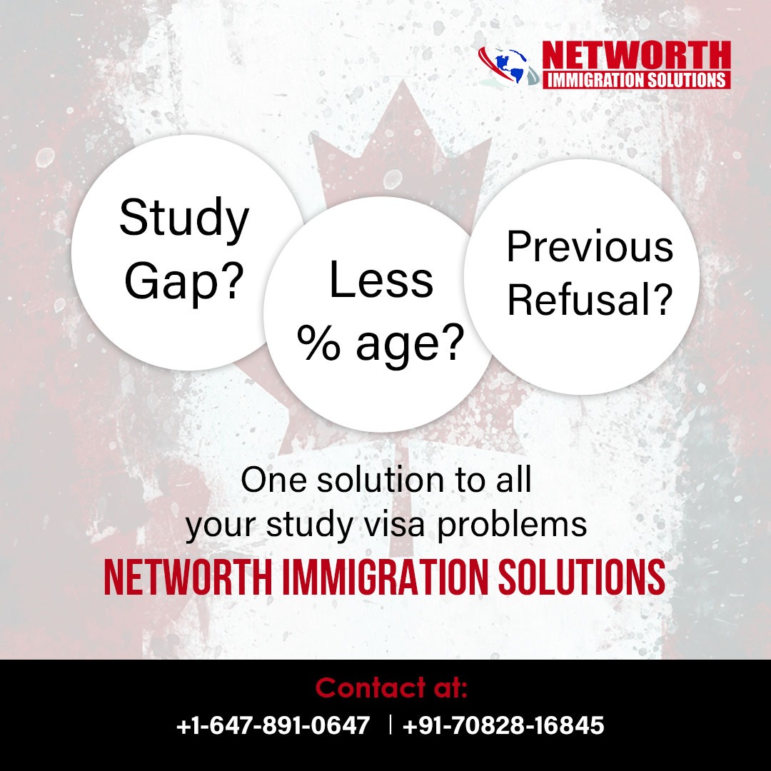 One solution to all your study visa problems 🌏

Let us take care of your visa application ✈  
.
#networthimmigrationsolutions #Canada #studyvisa #studyincanada #canadastudyvisa #VisaExpert #studyabroadconsultant #highereducation #higherstudies #educationconsultant