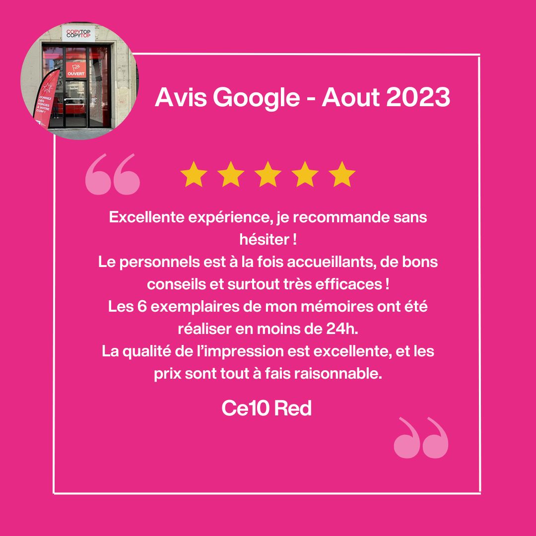 copy_top's tweet photo. Notre réseau COPYTOP à Lyon s’est agrandi en mai. Nous avons eu la chance d’y ouvrir une 4ème et nouvelle agence. Découvrez quelques témoignages de nos clients !   -  https://t.co/uRWrtdSZnp https://t.co/CGyRvBGMO8