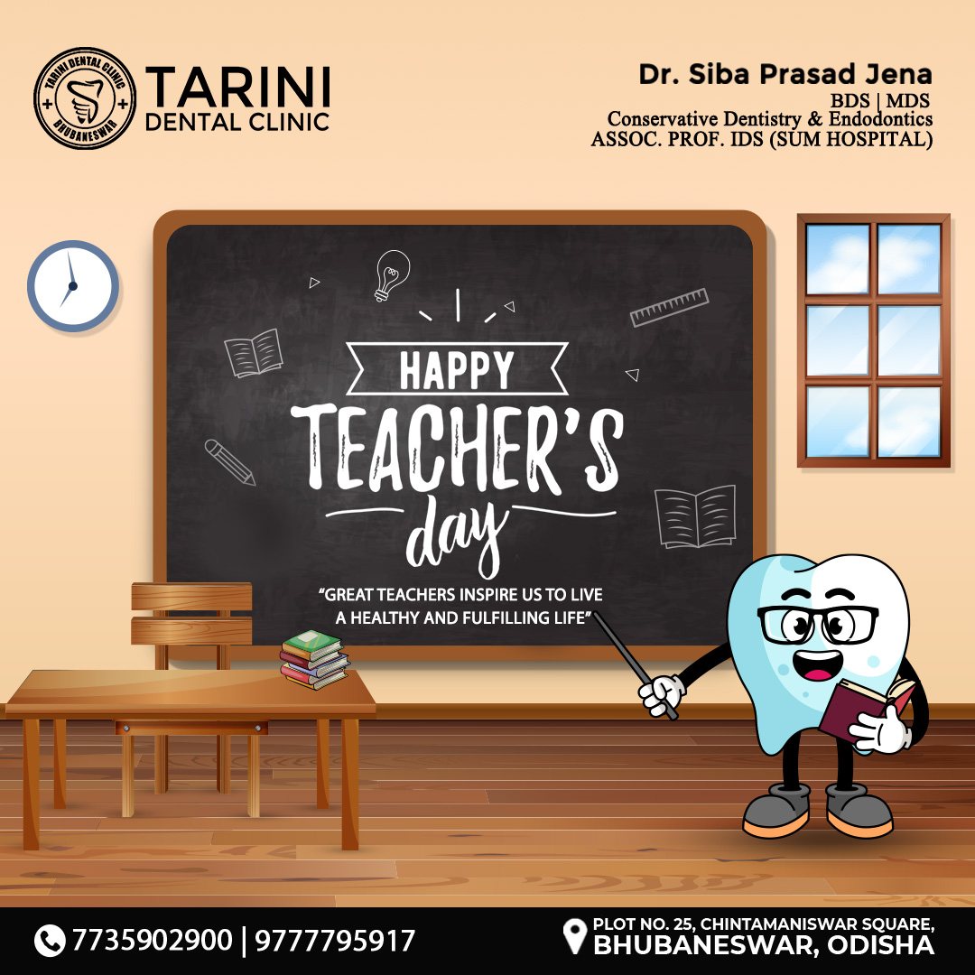 TariniClinic's tweet photo. Dental care is a lifelong lesson, and we're thankful for the educators at @TariniDentalClinic who teach us the importance of it. 
.
Happy Teachers' Day
.
#tarinidentalclinic #TeachersDayAtTariniDental #TariniDentalThanksTeachers #DentalEducatorsAppreciation #TeachingOralHealth https://t.co/JYOFbWLxUm