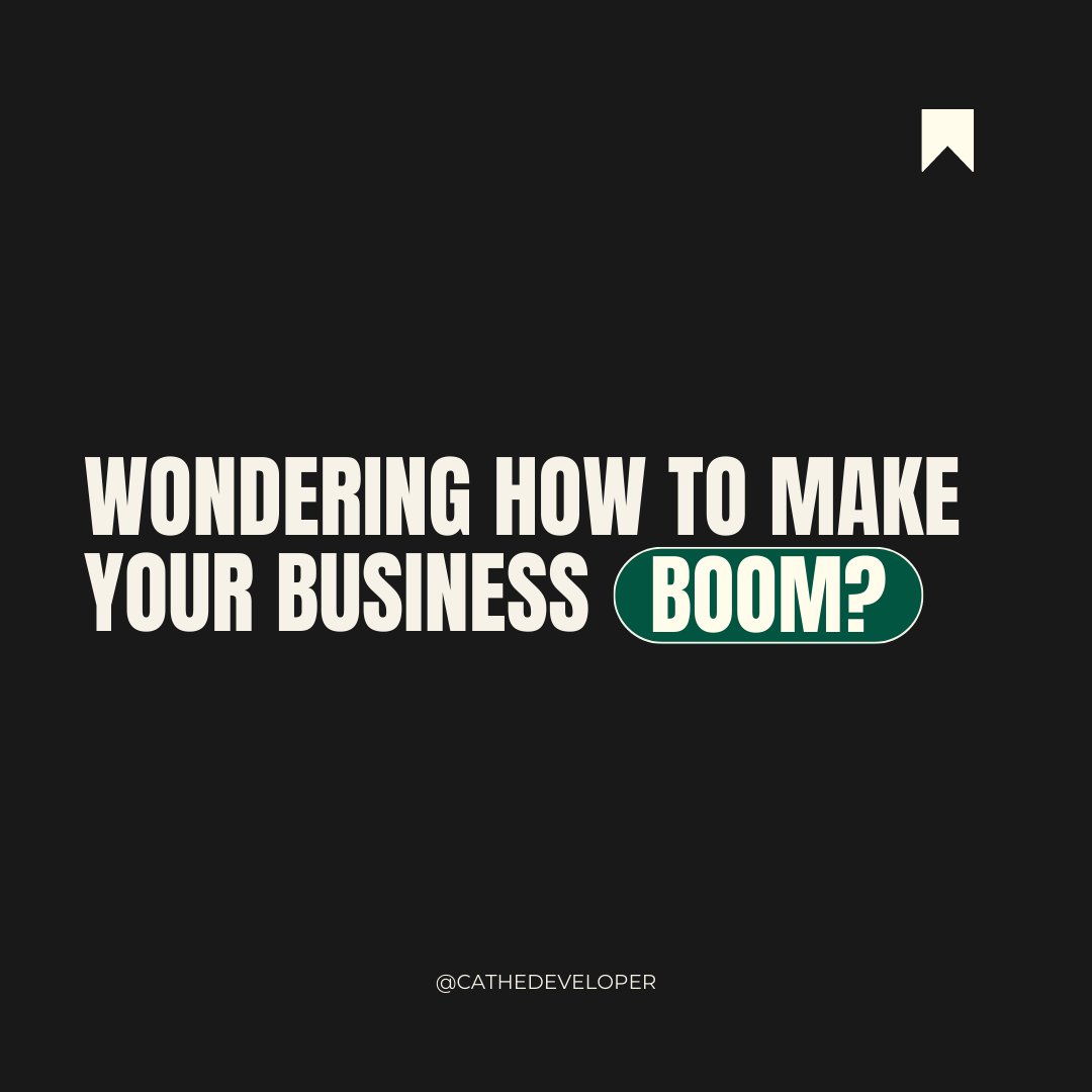 CATheDeveloper's tweet photo. Discover how to make your business thrive with innovative strategies and determination. Join us turning dreams into reality and mastering the art of growth.

Follow for more: https://t.co/KrH3gPbawW

 #BusinessBoomMagic #EntrepreneurialInsights #SuccessUnleashed #ChristianAlbert https://t.co/jIyTBL7rAt