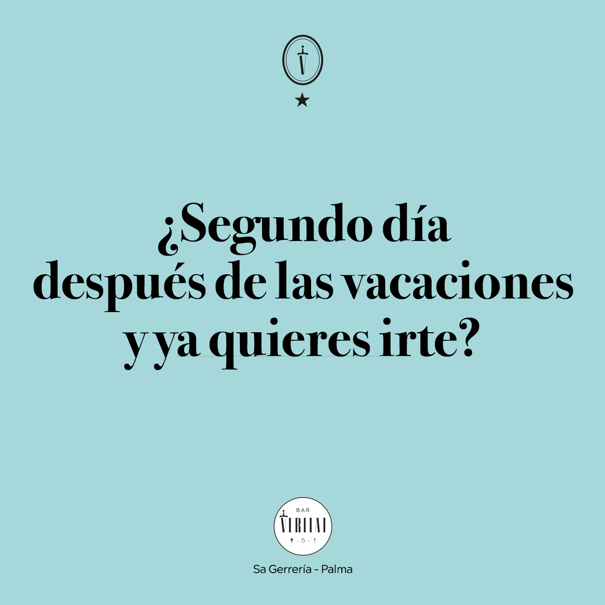 barveritat's tweet photo. Inconformistas cronicos. Amantes de las vacaciones. Los que trabajan para vivir ---> Os entendemos! 😉 https://t.co/o4WvvSJW0c