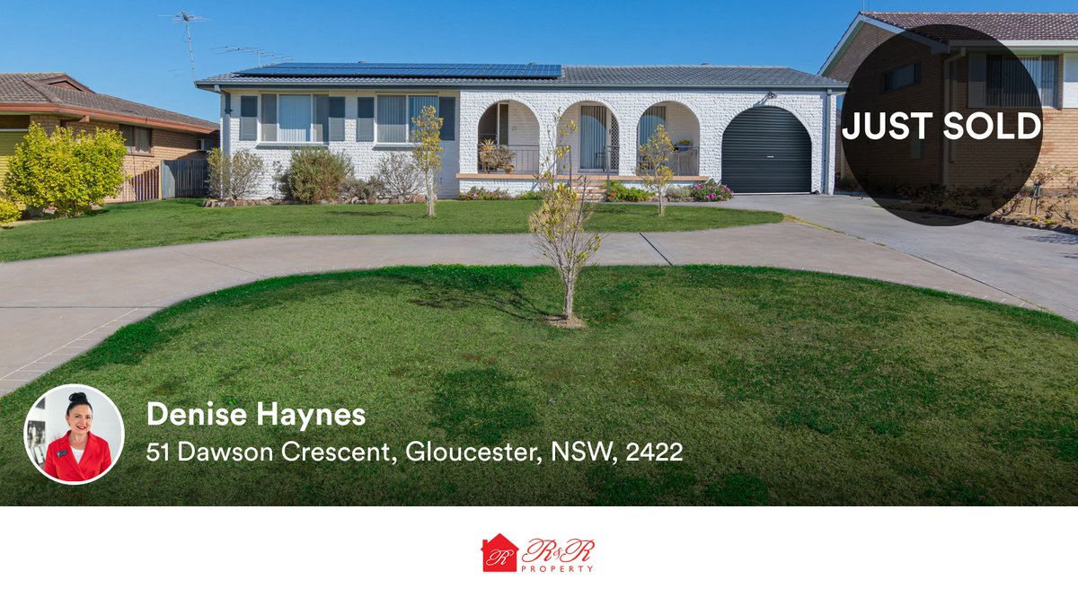 RandRProperty's tweet photo. 🛌 3 🛀 1 🚘 1
📍 51 Dawson Crescent, Gloucester, NSW, 2422

My latest sale on RateMyAgent.

https://t.co/XVuG8B2r3d

...
#ratemyagent #realestate #R_and_R_Property https://t.co/KfSvZ85t79