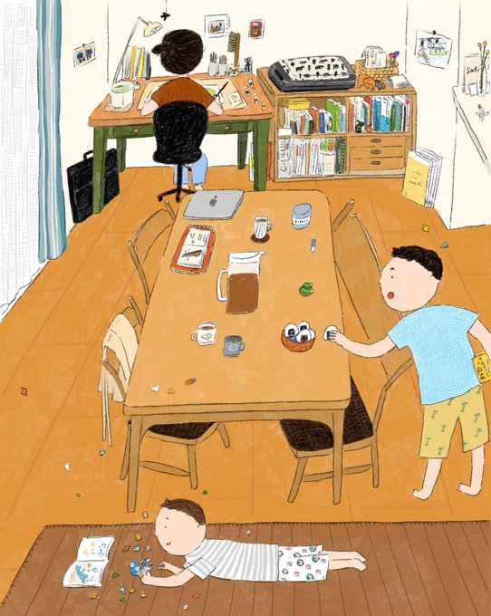 KanidthaTha's tweet photo. Work from home while your children're online learning 📕
🖇️By @mina_miyoshi
#WFH #workformhome #Onlineclasses #OnlineCourses #OnlineLearning #OnlineLearning #learningfrominnovation #LearnEnglish #learning #เก๋ไก๋ #เก๋ไก๋สไลเดอร์ #ไปกันใหญ่ #BLACKPINK #itoldพระแม่ลักษมี https://t.co/SuQQsuT0NA