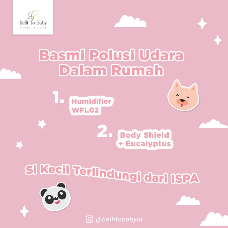 BelliToBaby_ID's tweet photo. Kurangi tingkat udara kotor yang mengandung virus dan juga kuman berbahaya di rumah dengan melakukan hal ini moms
Nyalakan Humidifier WFL 02 
Menggunakan Essential Oil Body Shield /Eucalyptus

Pastikan moms sudah menggunakan yang terbaik dan alami untuk keluarga 🤗❤️ https://t.co/oNo1O4rFiF