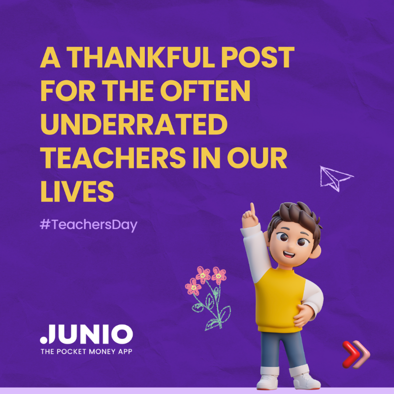 junio_in's tweet photo. Celebrating teachers and their lessons in every form they come 🧑🏻🏫
#TeachersDay #JunioApp