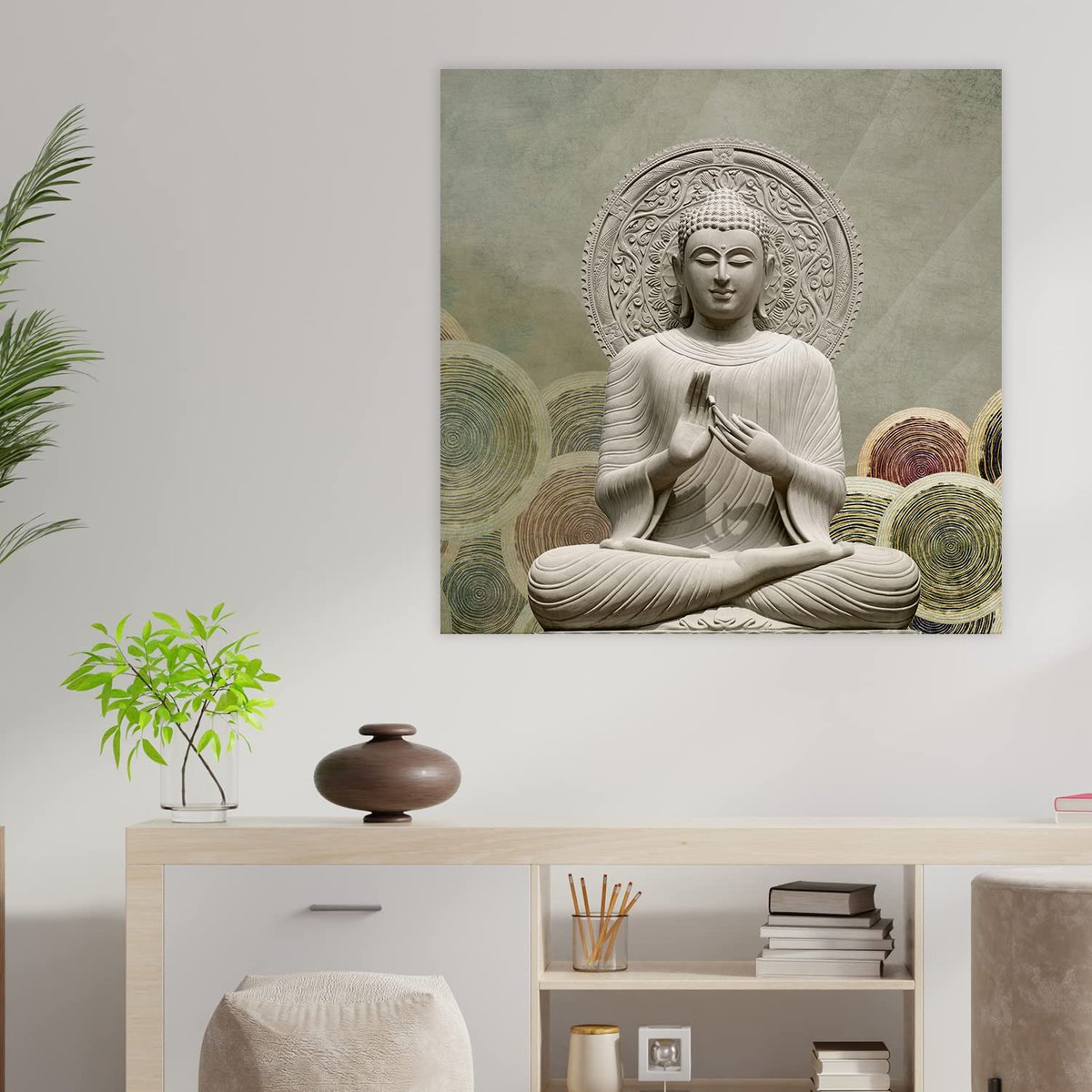 ppd_decor's tweet photo. Find inner peace in your home and office with our serene Buddha Canvas Painting. Framed for a polished look, it radiates tranquility and mindfulness, transforming your walls into a source of inspiration and calm.  🏡🏢🖼️
#BuddhaArt #CanvasPainting #MindfulnessDecor https://t.co/n9OIt2WZfp