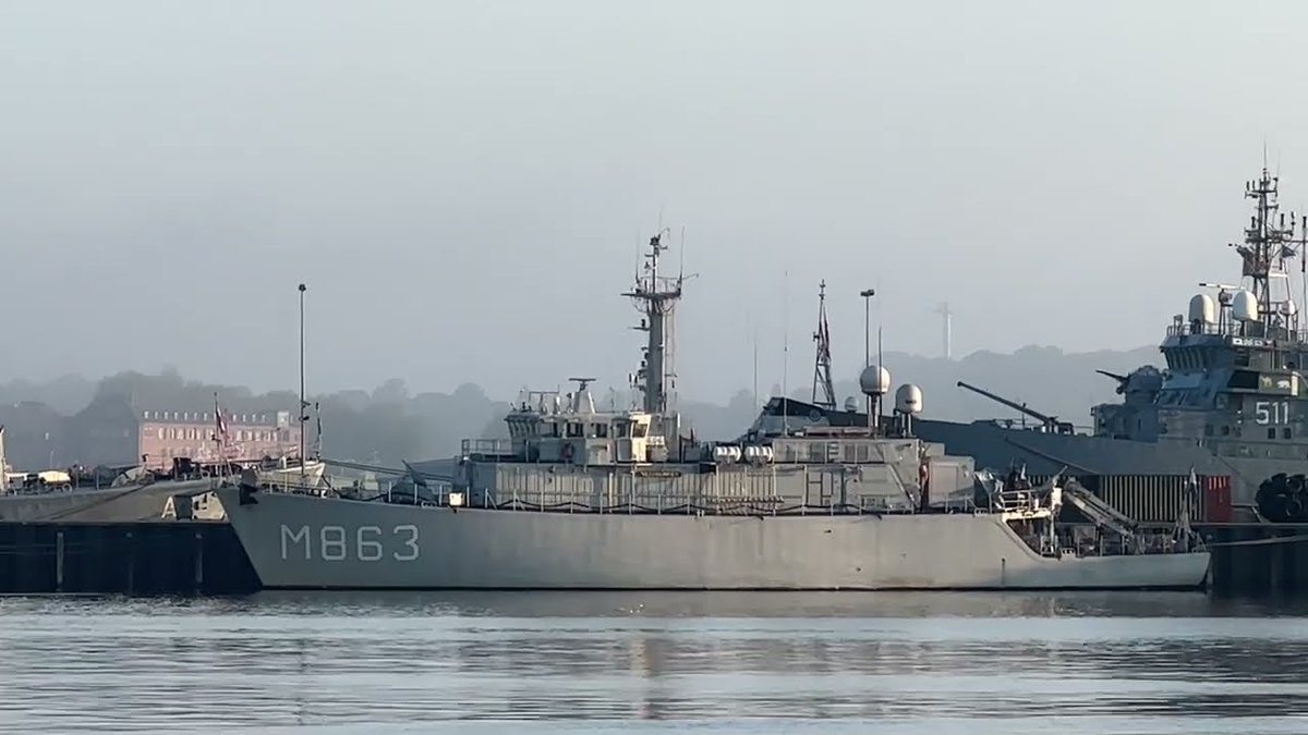 ShipspottingMag's tweet photo. Shipspotting around the world: M 863 VLAARDINGEN Marinestützpunkt Kiel 2.9.2023 #ShipVideo https://t.co/3wAkALjcos https://t.co/mNizSz8VPK