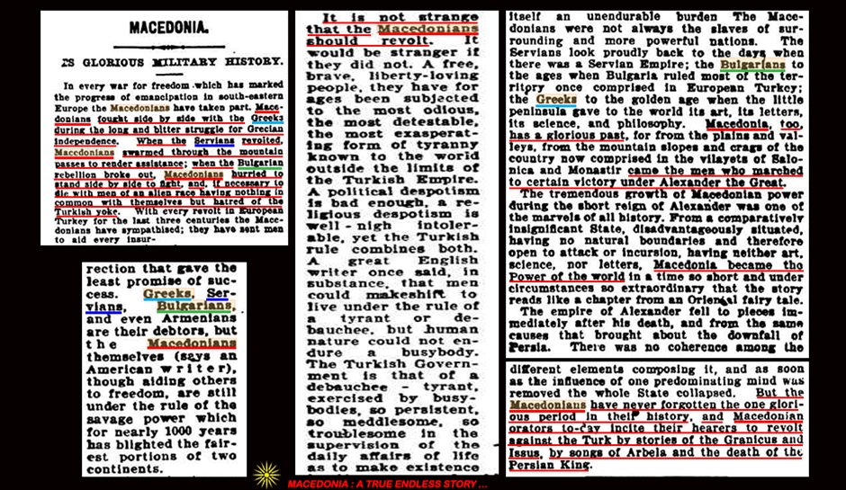 MacedoniaTrue's tweet image. МАКЕДОНЦИТЕ НИКОГАШ НЕ ЈА ЗАБОРВИЈА СВОЈАТА СЛАВНА ИСТОРИЈА; ВО БОРБАТА ЗА СЛОБОДА СЕ ПОВИКУВААТ НА ПОДВИЗИТЕ НА АЛЕКСАНДАР МАКЕДОНСКИ - 1903 г.
