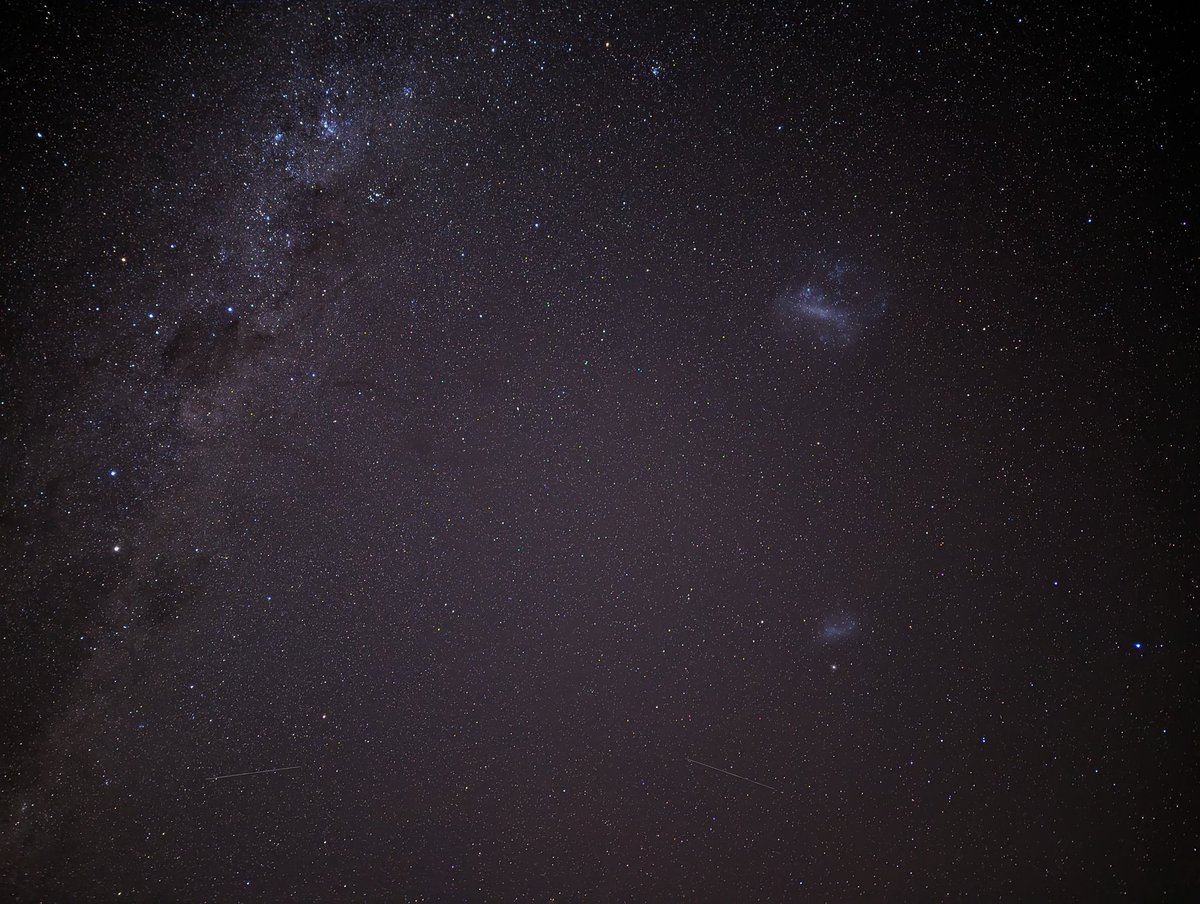 First time in the southern hemisphere, the Magellanic Clouds are new to me!  #Astrophotography