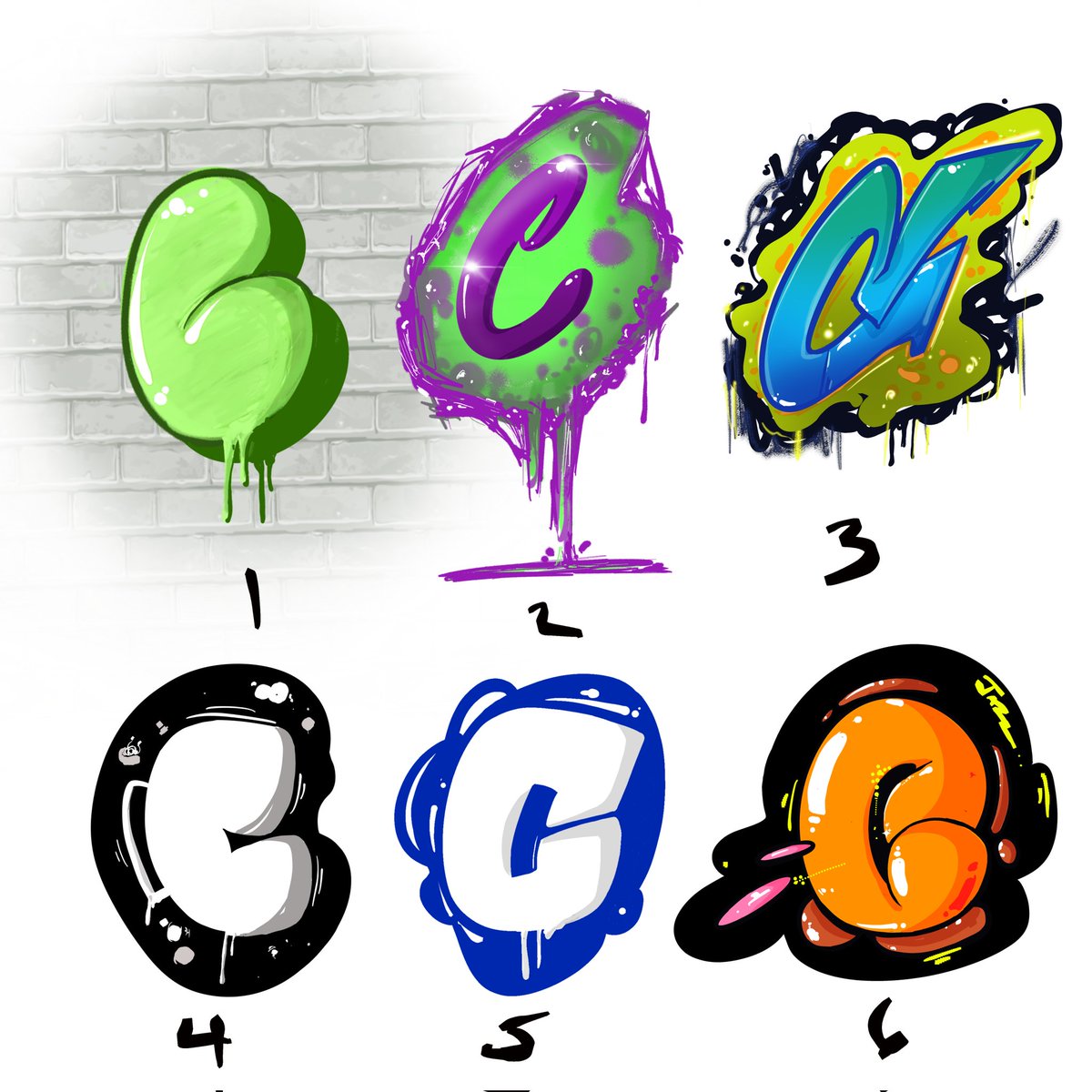 C practice..which one do you like? #simondee @sim0ndee #art #grafitiart