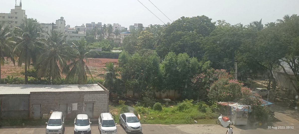 phanideep16's tweet photo. Two pictures, one year apart. 
Difference is reducing water bodies for new buildings. https://t.co/UWZ5R81UyR