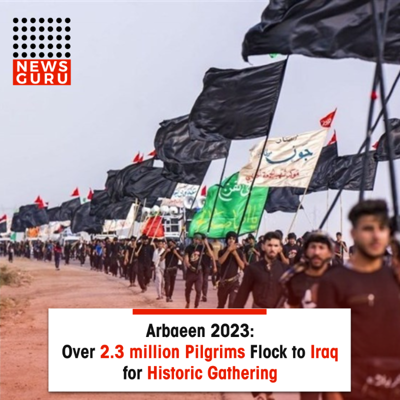 newsgurupk's tweet photo. Arbaeen 2023: Over 2.3 million Pilgrims Flock to Iraq for Historic Gathering
Read More: https://t.co/otw8xcwYgN
#NewsGuru #Arbaen2023 #40thDay #ImamHussainas #Martyrdom #AroundTheGlobe https://t.co/vFEX4vQwNp