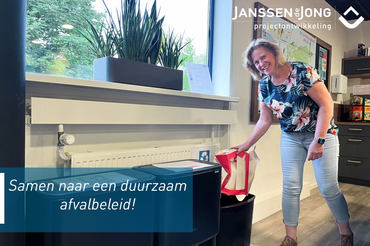 Als dochteronderneming van JAJO hebben we grootse duurzame ambities. Onderdeel hiervan is ons beleid ten aanzien van afval/verpakkingen. Ons doel is om in 2025 100% afvalloos te zijn op onze kantoor- én bouwlocaties. 👉bit.ly/3Z29YEa

#LetsBuildHappiness
#DuurzameDinsdag