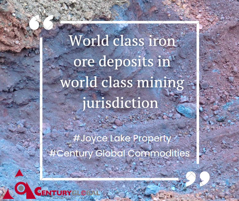 CenturyGlobalC's tweet photo. We are developing our portfolio of world class iron deposits on a phased basis in the Labrador Trough of Canada which has world class infrastructure in place.
#CNT #Mining #JoyceLake #IronOre #HighGrade #WorldClass https://t.co/P4WXfEob2A