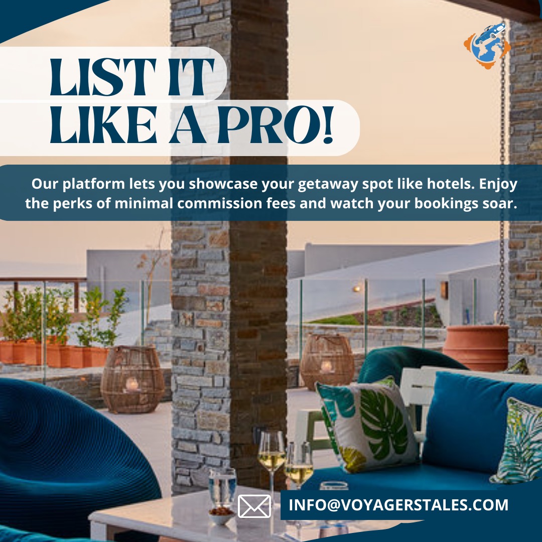 Elevate Your Property's Potential! 🚀 Partner with @VoyagersTales for Global Exposure and More Reservations.
.
.
#TravelHosting #PropertySuccess #joinnow #vacationhomes #guesthouses #staycations #vacations #propertylisting #listyourproperty #joinournetwork #voyagerstales