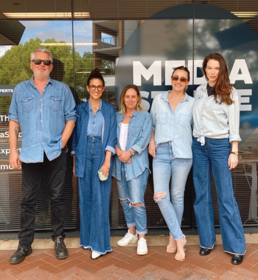 Media_Stable's tweet photo. Double Denim Tuesday in the #MediaStable office...
@johnsolvander thought it was just Tuesday.
#MEDIASTABLE #meetthemedia https://t.co/CH9FgkQVam